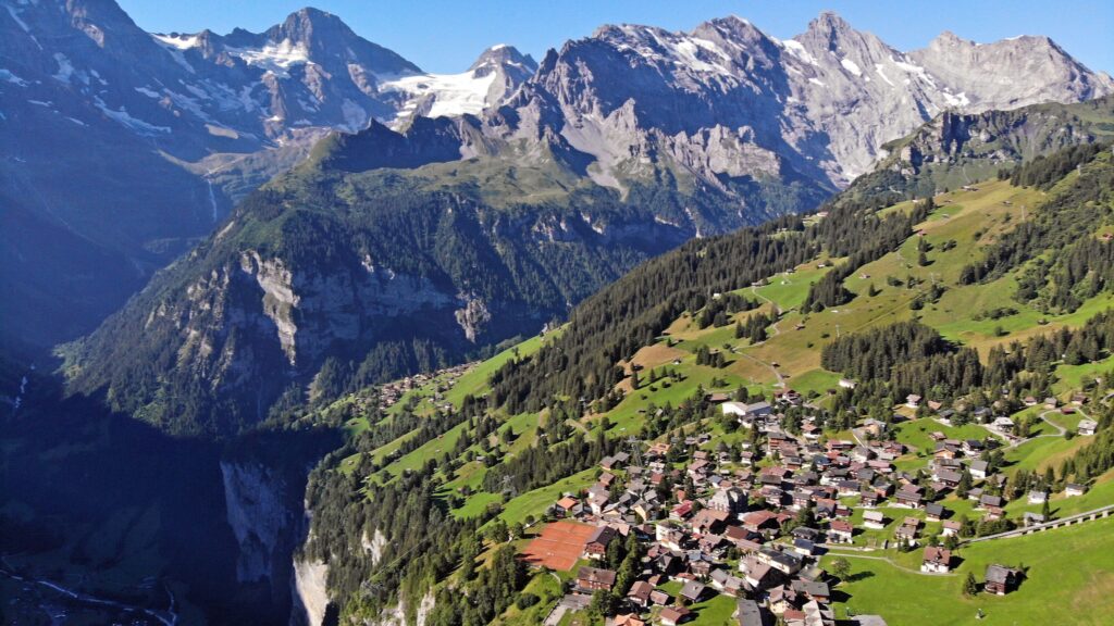 Mürren, prototyp švýcarské horské vesnice. Foto: Jungfrau Region Tourismus AG